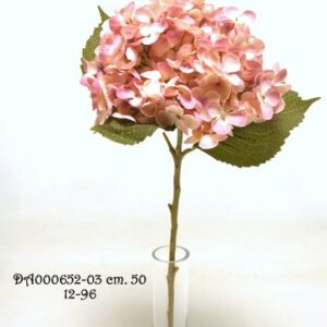 SINGLE HYDRANGEA SPRAY 50CM ROSA